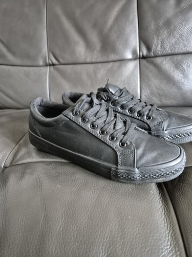 Schuh men black low top - black,