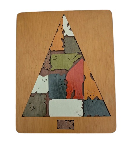 Vintage george luck puzzle - vintage,