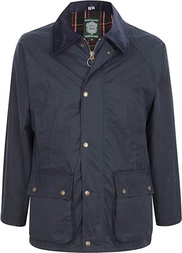 Men belmont wax jacket - wax,