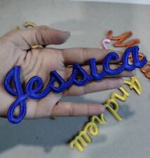 PERSONALISED Name patch Iron on Embroidery patch