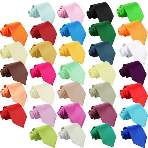Mens tie satin - mens, solid