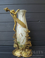 Art Nouveau Bronze Mounted