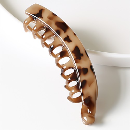 Women twisted long banana clip - long,