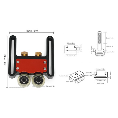 2pcs table feeder - table, aluminum