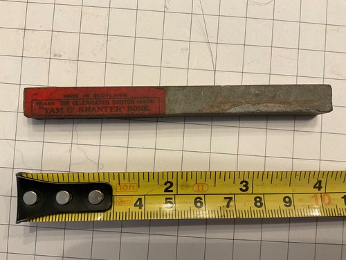 Tam shanter sharpening - o, stone