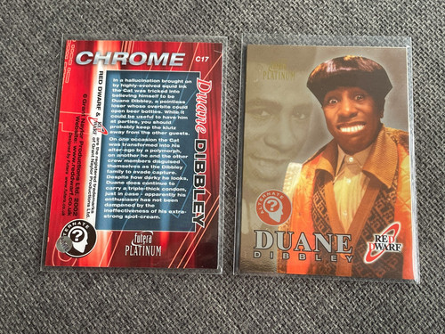 Red dwarf trading cards - cards,