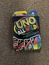 Uno All Wild Card Game 112 Cards, Age 7+, 2-10 Players