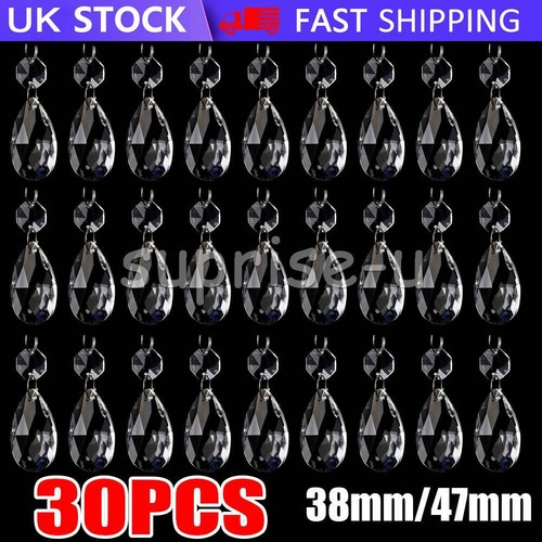 Clear glass crystal - x,