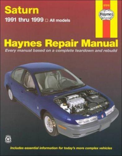 Haynes saturn - saturn, '91'99,