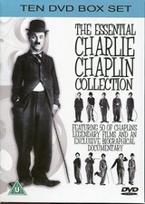THE ESSENTIAL CHARLIE CHAPLIN COLLECTION - 10 DVD BOX SET 50 Legendary Films