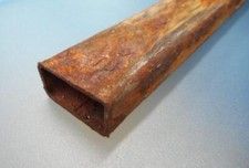 2.540 Mtr of 75 mm x 50 mm x  3 mm Steel Box Section  ( Used Stock Rusty  )