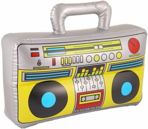 Blow inflatable boom box - up,