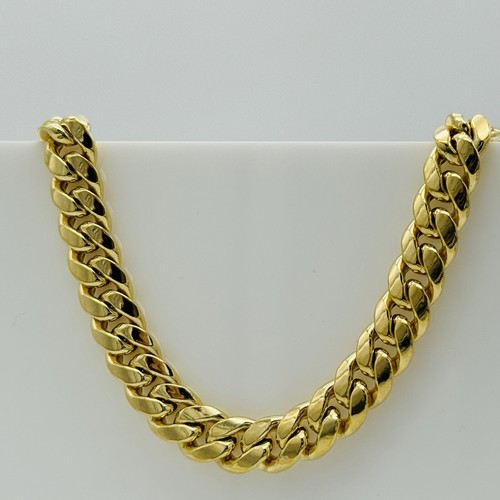 9ct solid gold 7mm miami - solid,