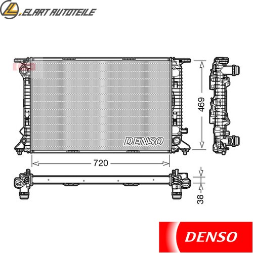 Radiator engine cooling - radiator,