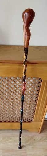 Handmade hazel staff - staff, with