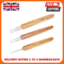 Bamboo Crochet Dreadlock Hook