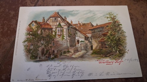 Postcard-Wartburg-Hof/1902