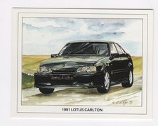 Vauxhall Sports Car Card 1991