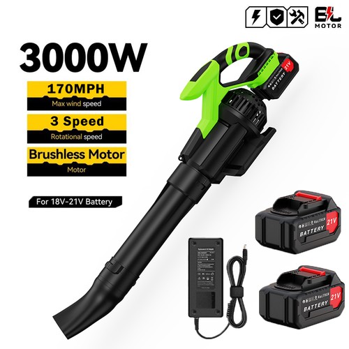 Brushless leaf blower 3000w - brushless,