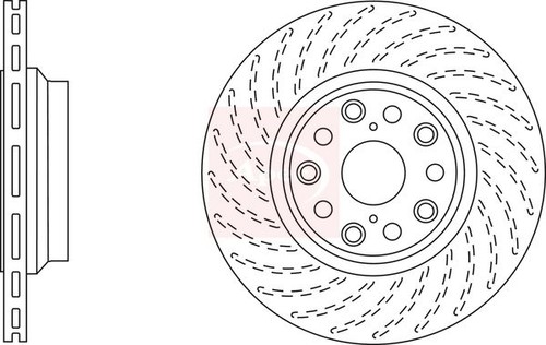 Brake disc rear - disc,