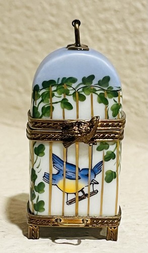 Limoges france peint - main, bird