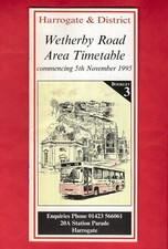 Bus Timetable Leaflet -