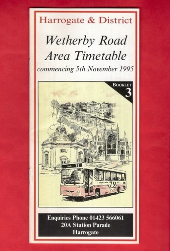 Bus timetable leaflet - timetable,