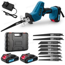 Heavy Duty Electric Reciprocating Saw 8 Blade Wood Metal Cutting Recip Hand Held