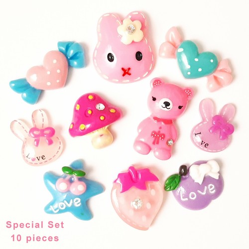 Pcs cute kawaii flatback - pcs,