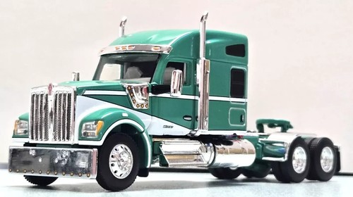 Dcp green white kenworth w990 - dcp,