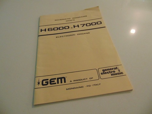 Gem electronic organ - gem, h6000