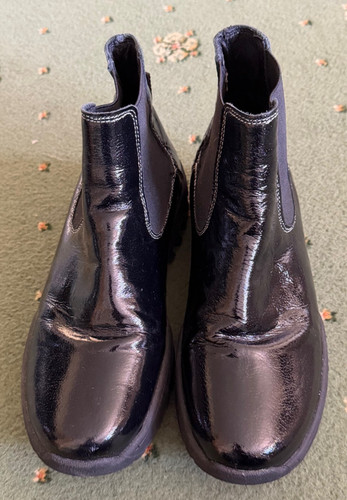 Woden ladies black patent - woden,