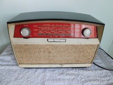 Vintage Bush Model VHF 80C VHF/LW/MW Valve Radio ~ Working Please See Video