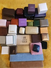Large Job Lot Of Vintage & Modern Empty Jewellery Boxes -39 Pcs.