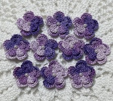 10 Pcs VARIEGATED PURPLE  (1")