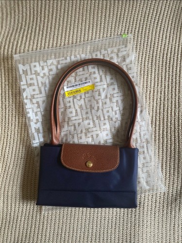Longchamp navy blue tote bag - tote,
