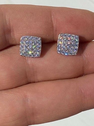 Real solid 925 silver iced - solid,