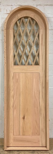 Rustic solid oak lumber - , arched