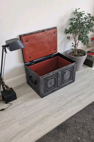 Antique carron strongbox - antique,