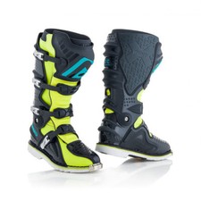 ACERBIS X MOVE 2.0 BOOTS FLUO YELLOW GREY BLACK HINGED MOTOCROSS MX CHEAP ENDURO
