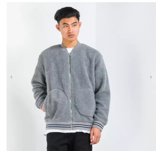 Edwin men yuka grey - grey, fullzip