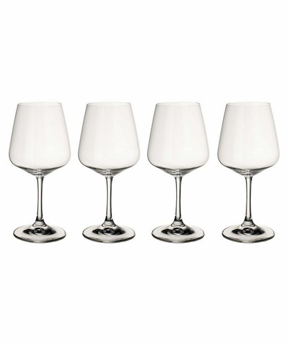 Red wine glass set - red,