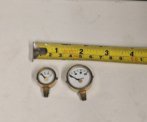Two brass model steam - brass, engine