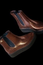 Vivienne Westwood Black Melissa Anglomania Chelsea Boots Size 37 in original box