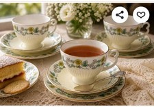 Vintage Colclough 3-piece tea