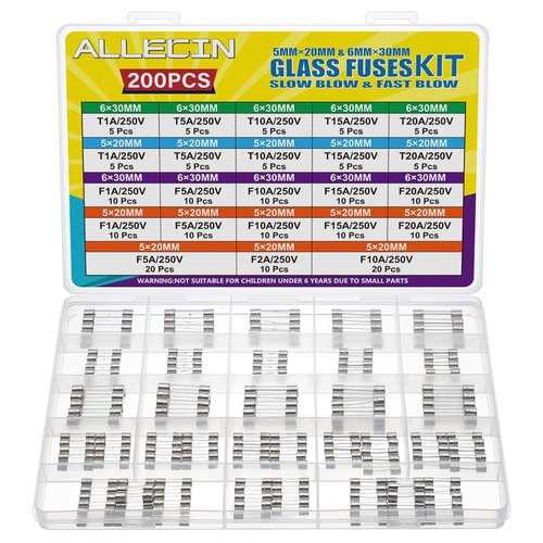 Values 5x20 6x30mm glass - values,