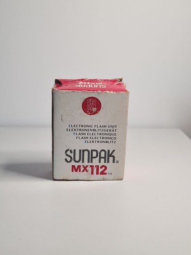 Sunpak mx112 boxed and manual - sunpak,