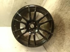 VOLKSWAGEN POLO ALLOY WHEEL 8J x 18 5 STUD 6 TWIN ET35 Black Fox Fx004 