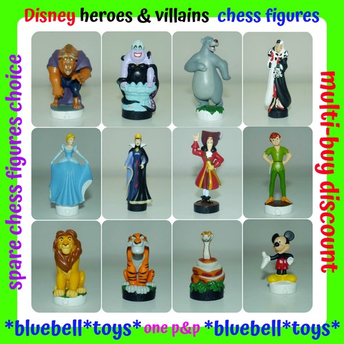 Disney heroes villains spare - disney, &