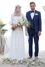 Blue party wedding tuxedo - wedding,